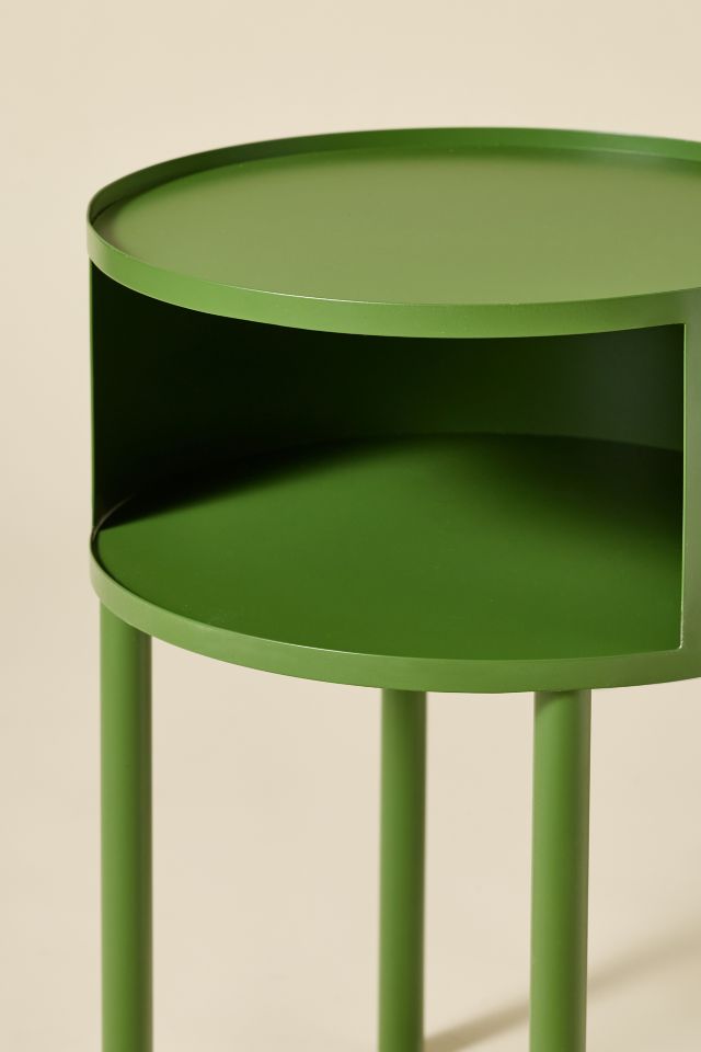 Lucie Iron Cutout Storage Nightstand #2
