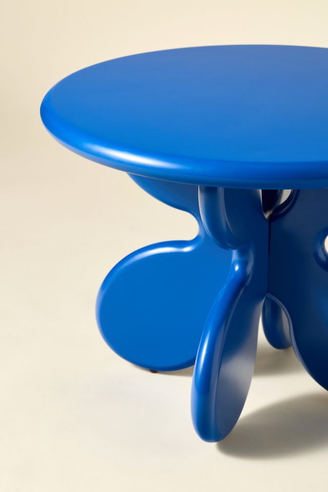 Anja Abstract Wood Coffee Table #2