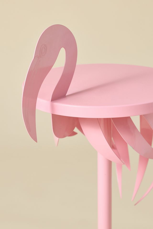 Flamingo Iron Drink Side Table | Urban Outfitters