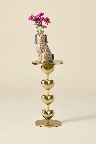 Amour Stacked Heart Drink Side Table