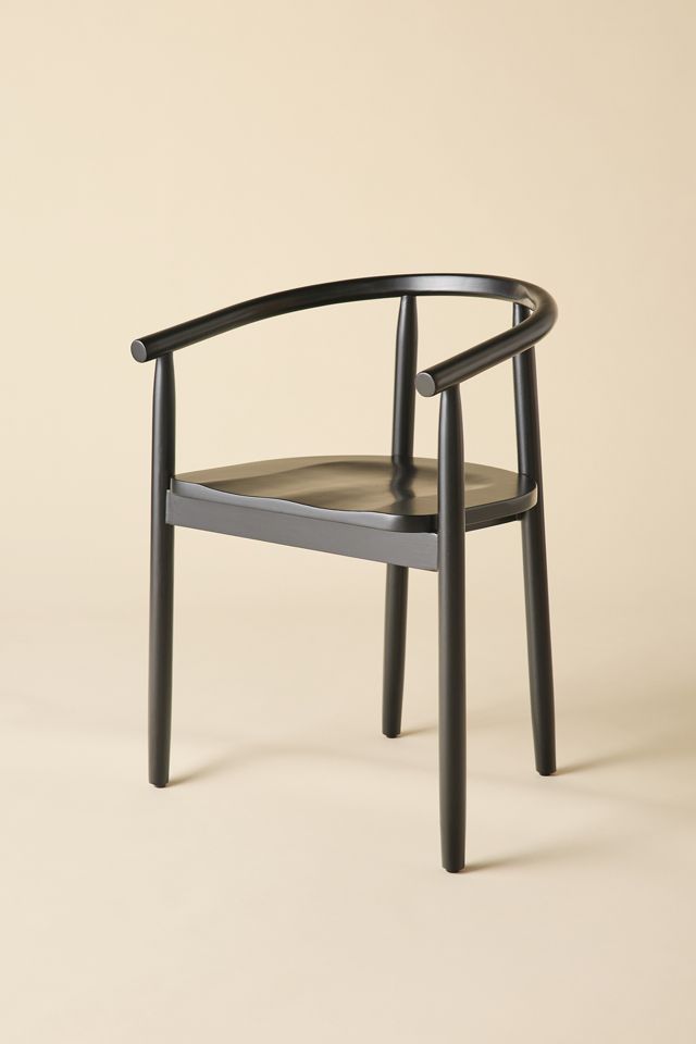 Juno Curving Wood Dining Chair #1