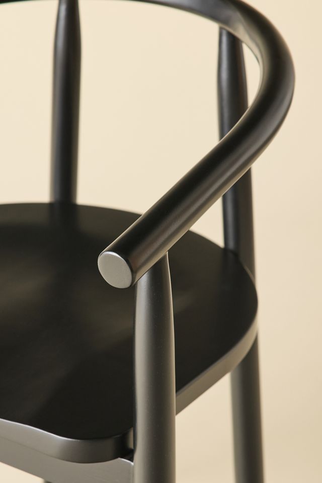 Juno Curving Wood Dining Chair #3