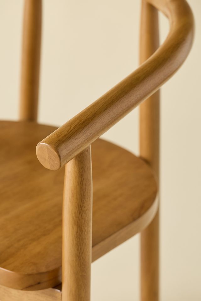 Juno Curving Wood Dining Chair #2