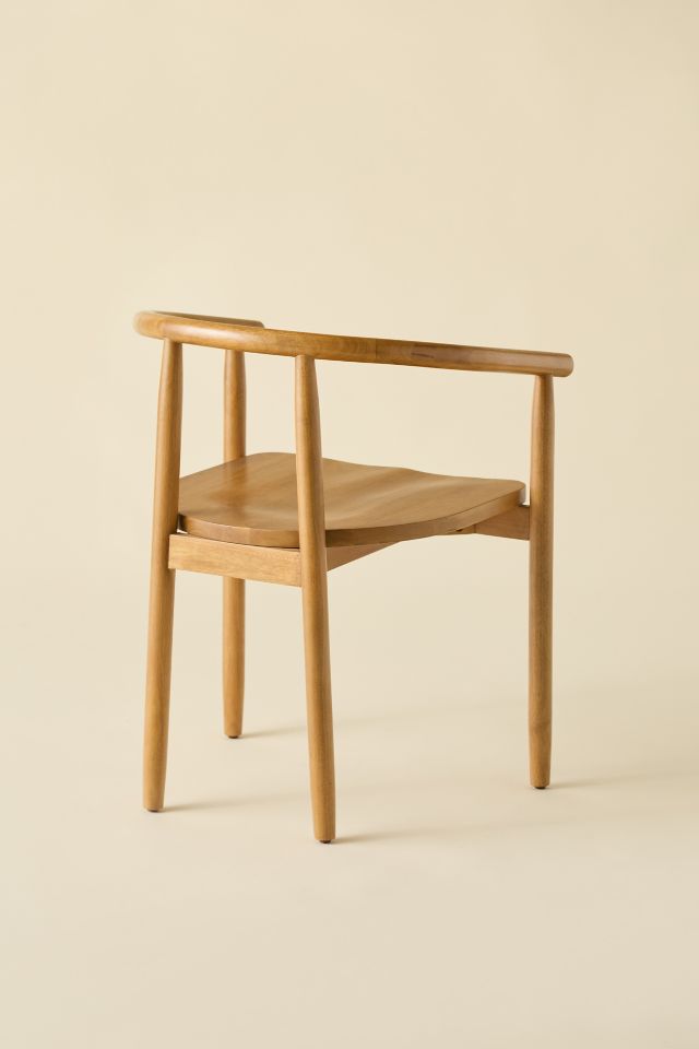 Juno Curving Wood Dining Chair #4