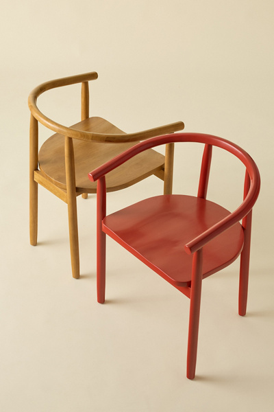 Juno Curving Wood Dining Chair