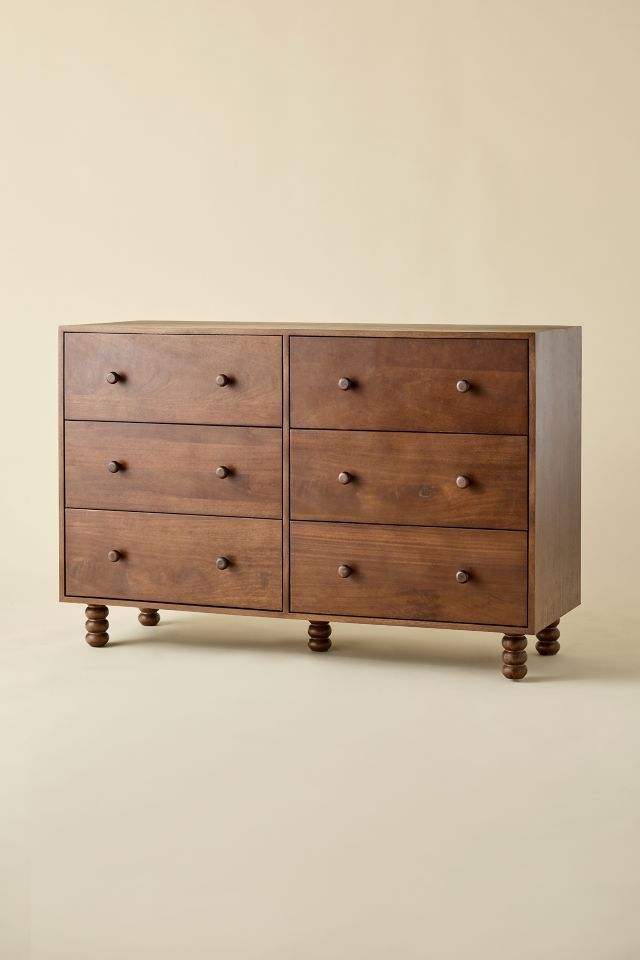 Clara 6-Drawer Wood Dresser #2