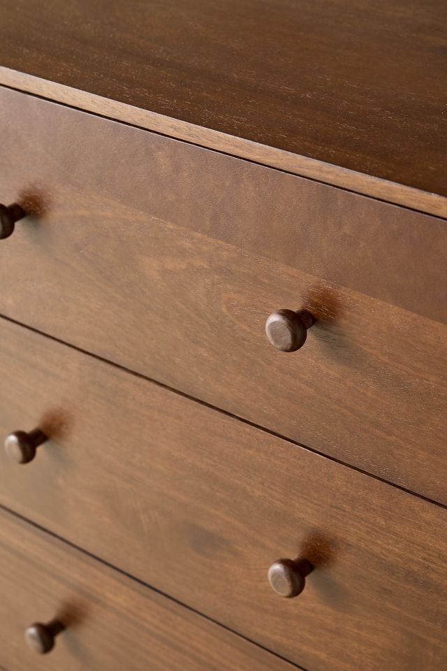 Clara 6-Drawer Wood Dresser #4
