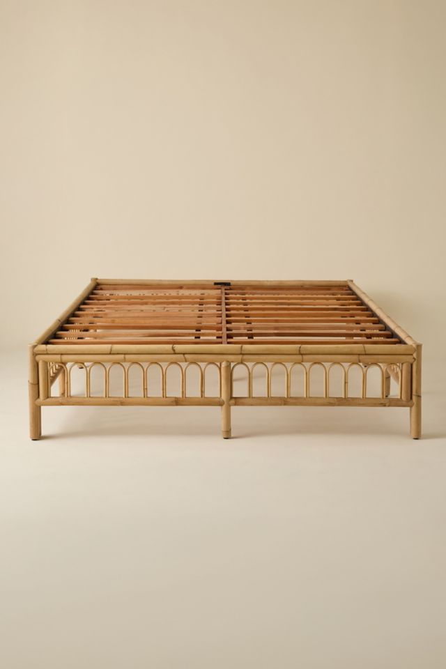 Zoe Rattan Platform Bed #1