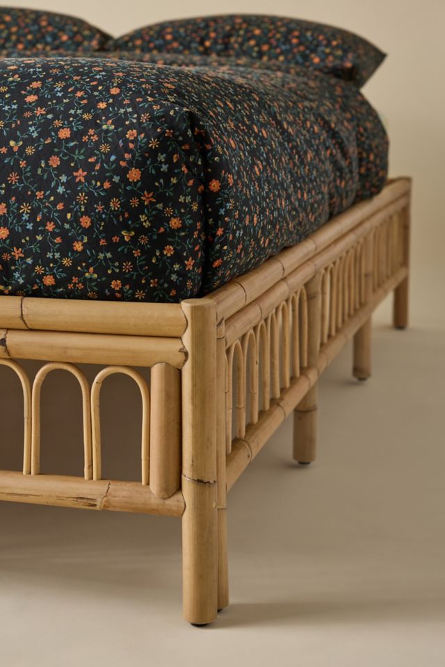 Zoe Rattan Platform Bed #2