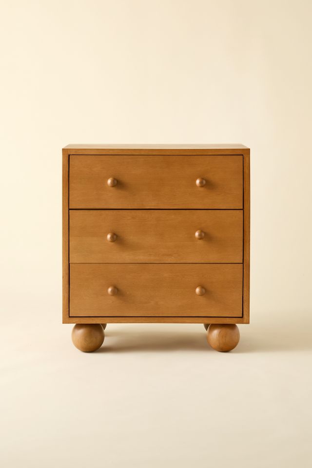 Knox 3-Drawer Wood Dresser #1