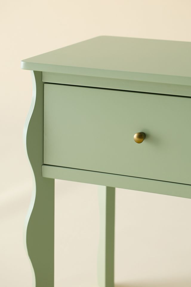 Sylvie Squiggle Wood Storage Nightstand #2