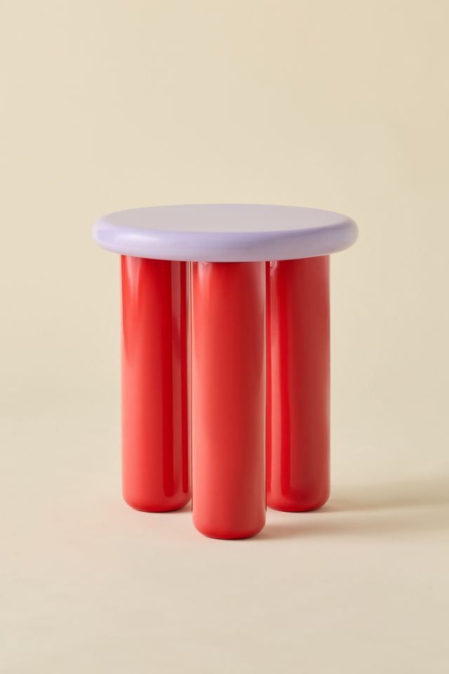 Malo Round Wood Side Table #1
