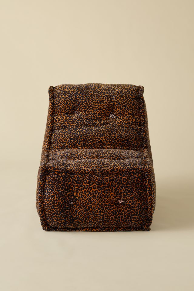 Reema Patterned Velvet Lounge Chair #1