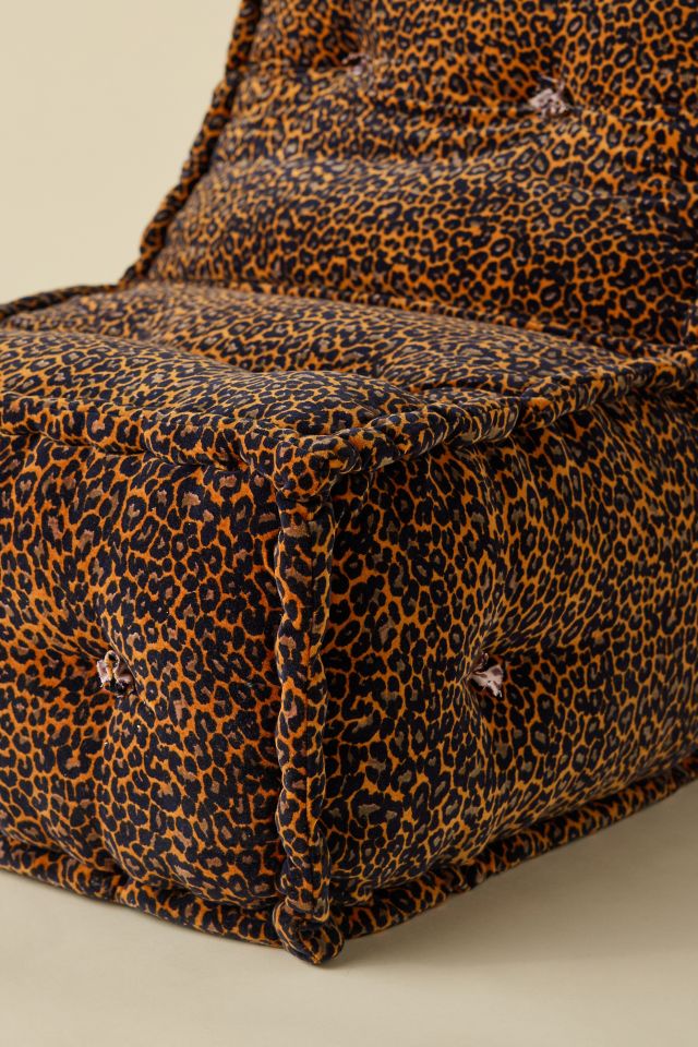 Reema Patterned Velvet Lounge Chair #3
