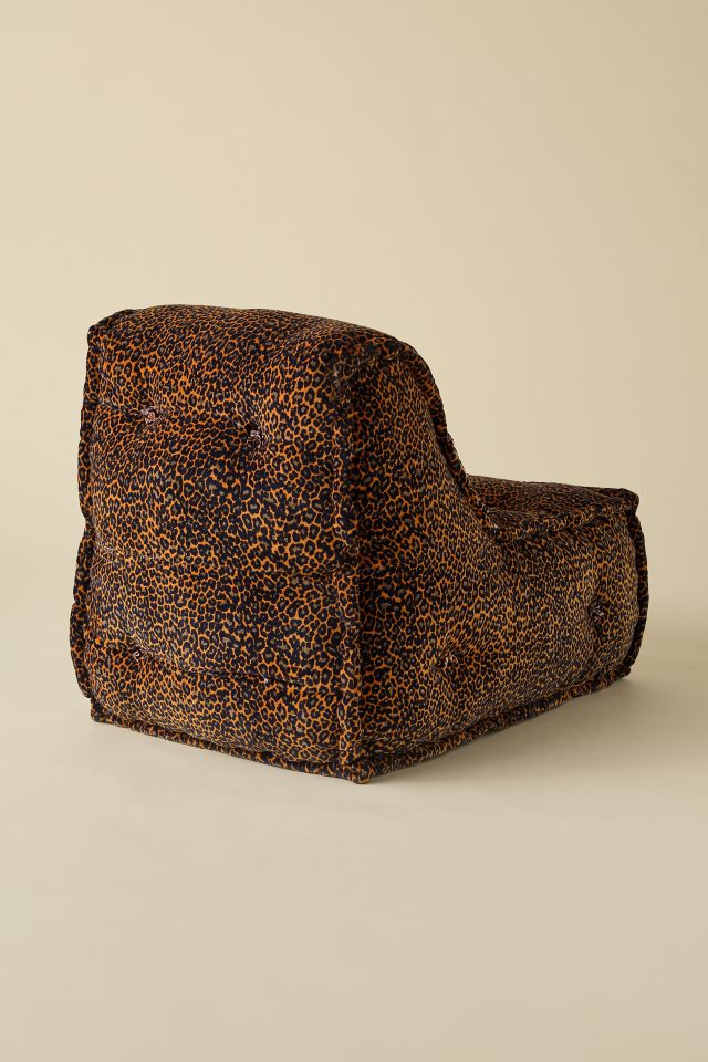 Reema Patterned Velvet Lounge Chair #4