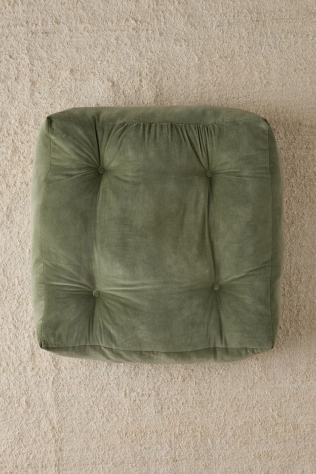 Finn Velvet Square Floor Pillow #1