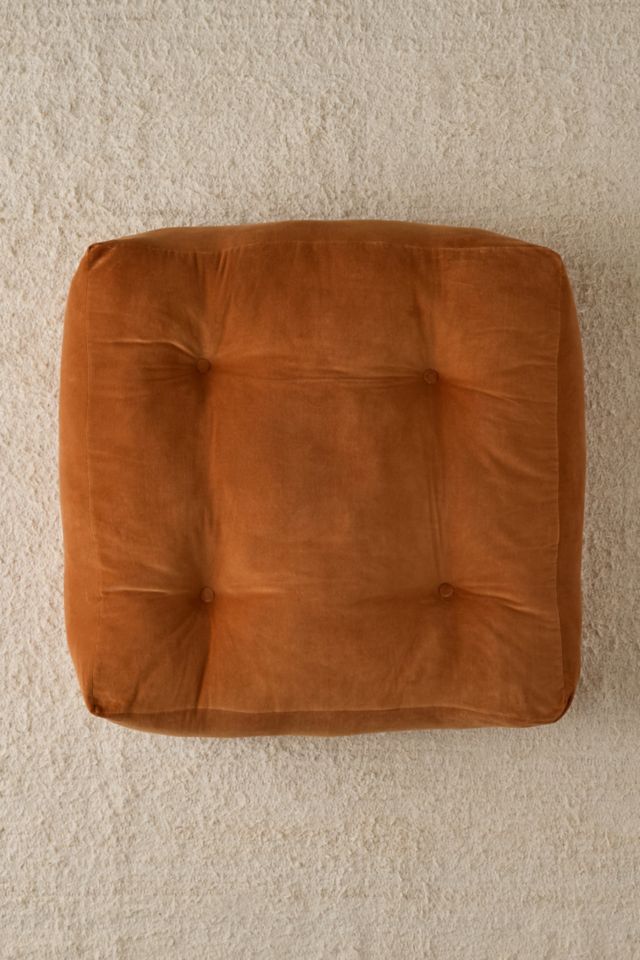 Finn Velvet Square Floor Pillow