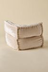 Evie Velvet Bean Bag Corner Lounge Chair