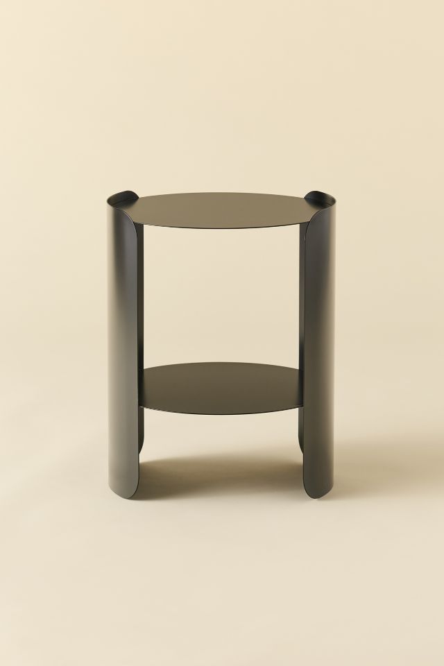 Ollie Round Storage Side Table #1