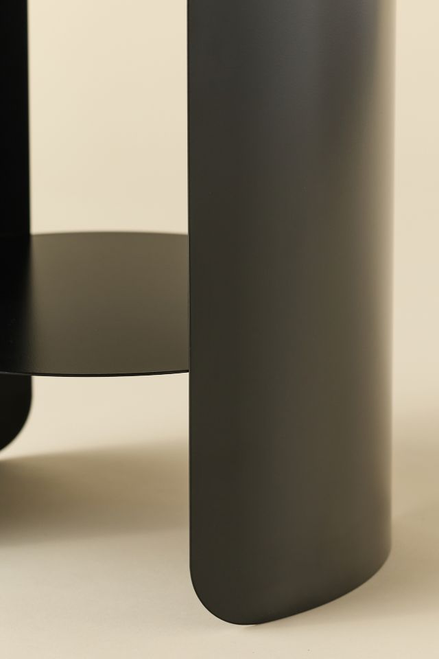 Ollie Round Storage Side Table #2