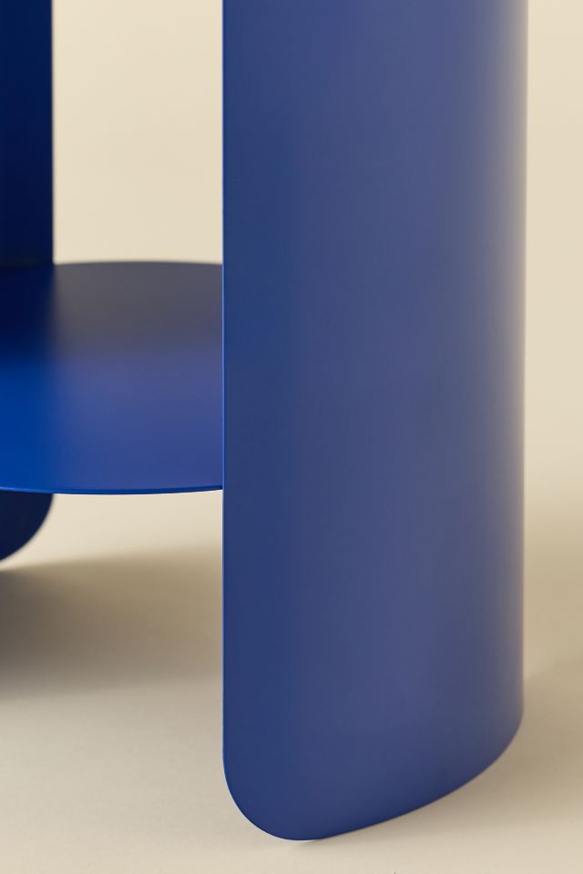 Ollie Round Storage Side Table