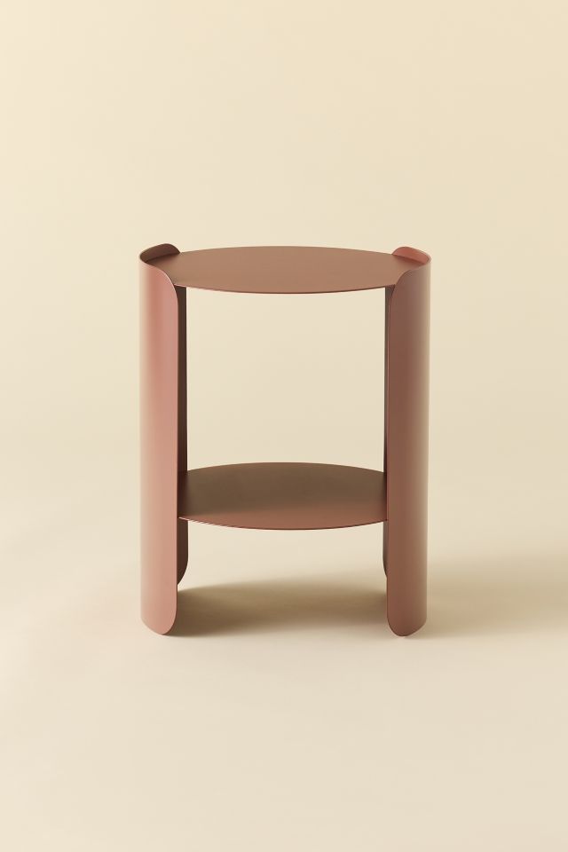 Ollie Round Storage Side Table #1