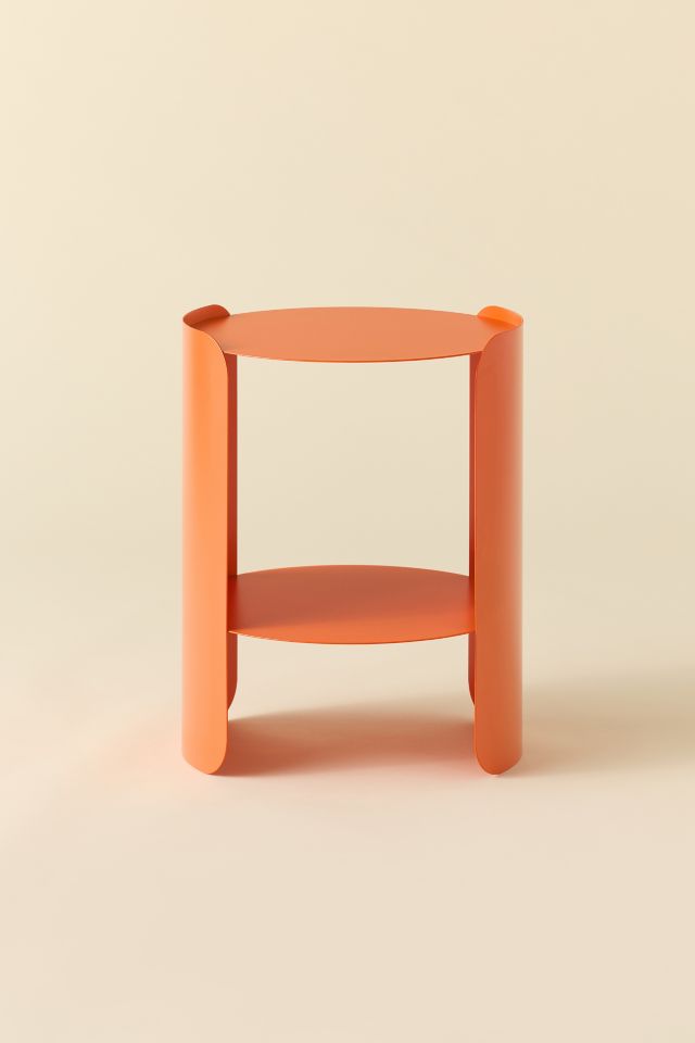 Ollie Round Storage Side Table