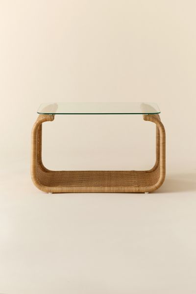 Evelyn Rattan Coffee Table