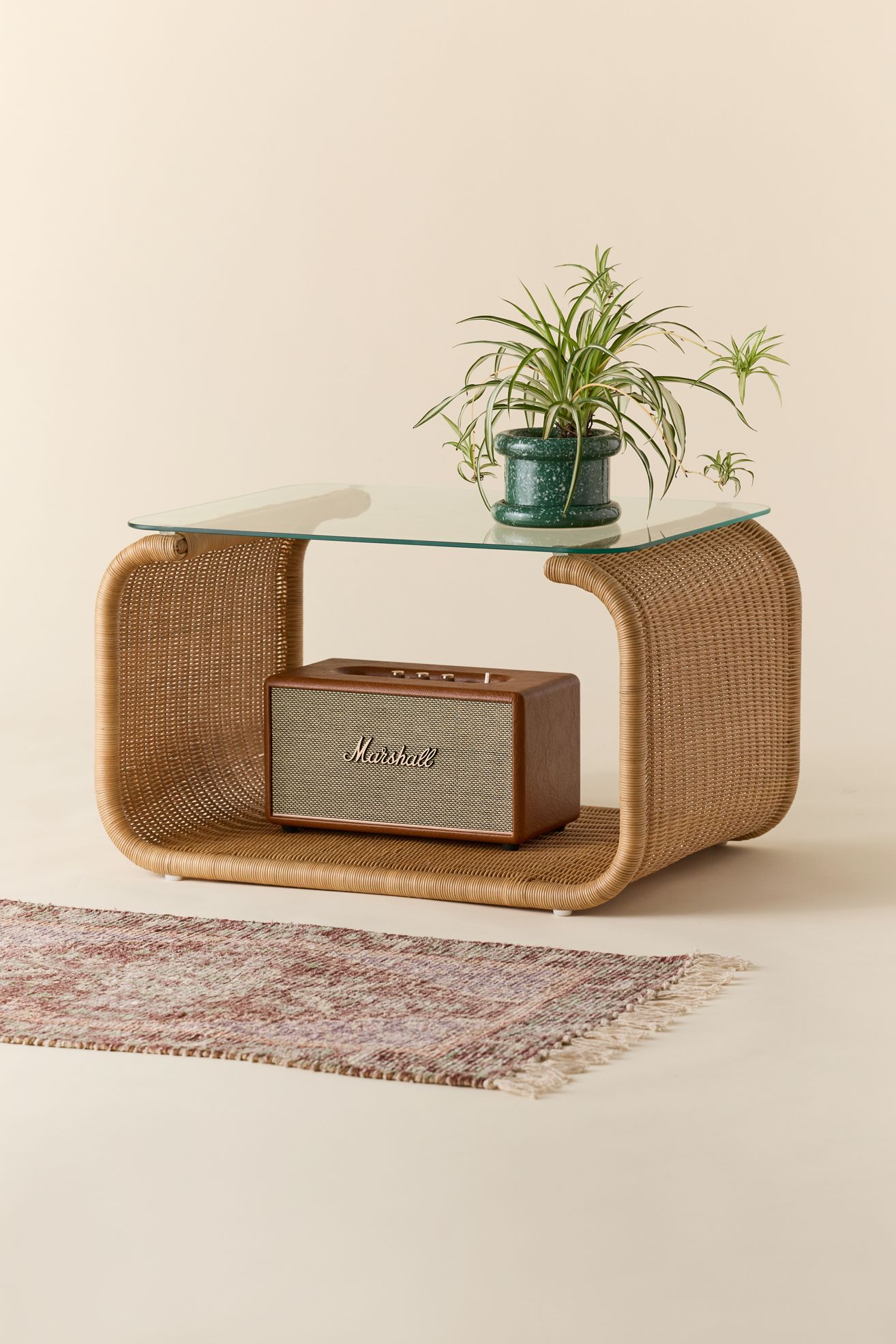 Evelyn Rattan Coffee Table - Natural, ONE SIZE