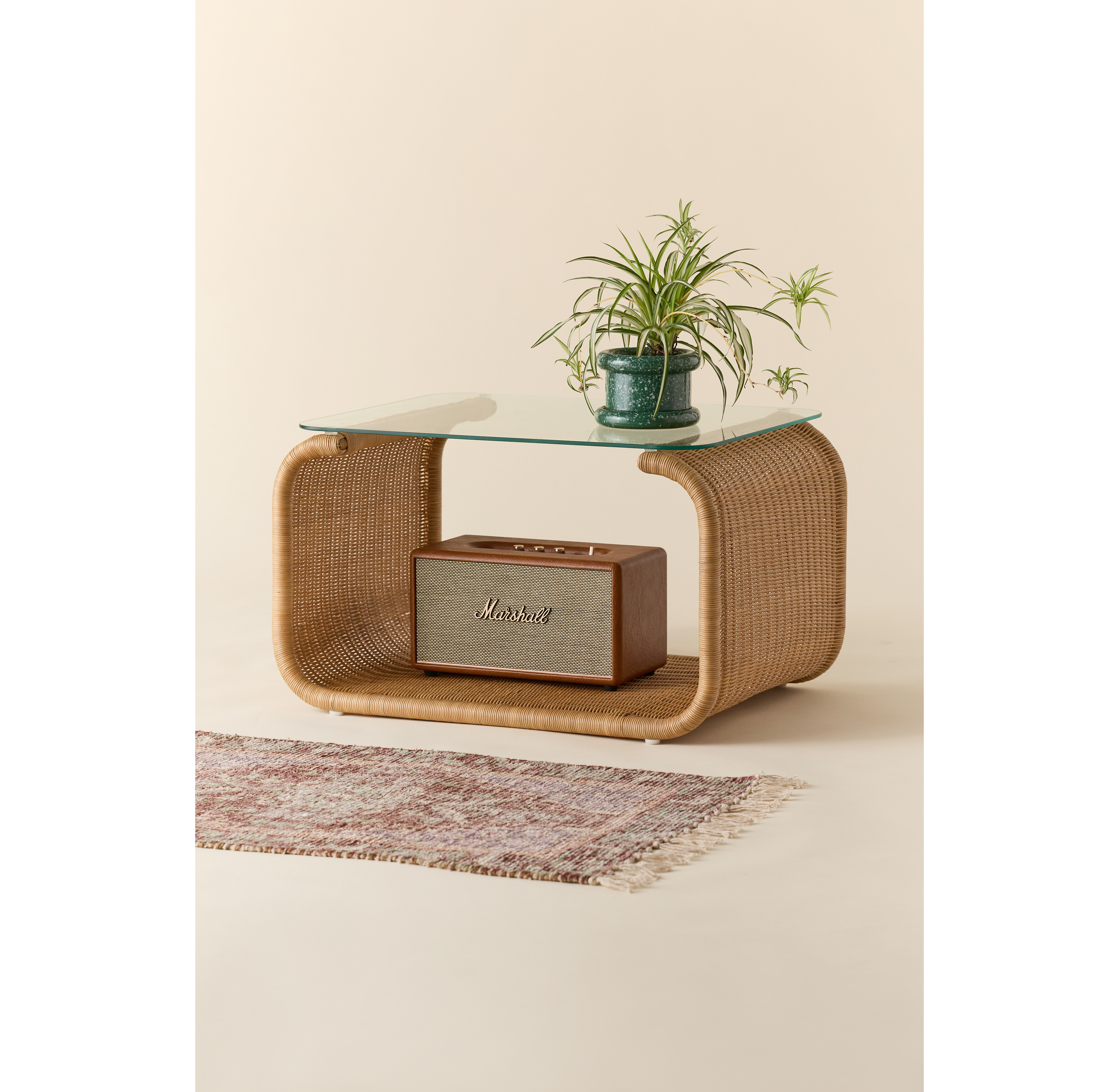 Evelyn Rattan Coffee Table