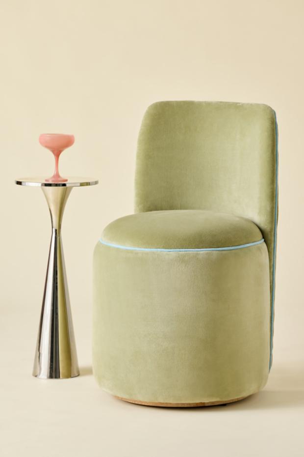 Jane Velvet Upholstered Vanity Chair