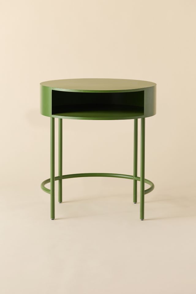 Lucie Round Iron Desk #1