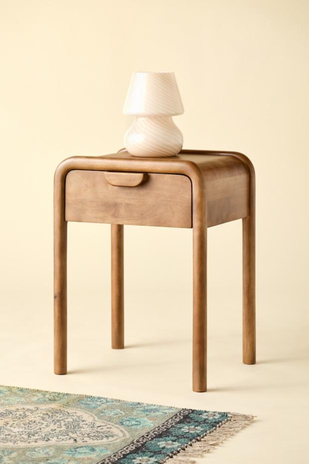 Benji Wood Storage Nightstand