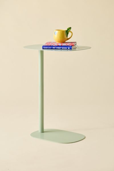 Urban Outfitters Metal C-side Table In Olive At  In Green