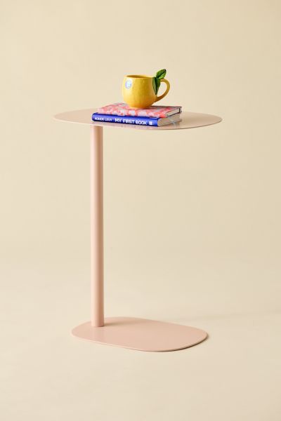 Urban Outfitters Metal C-side Table In Rose At  In Pink