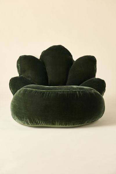 Scalloped Seashell Bean Bag Chair