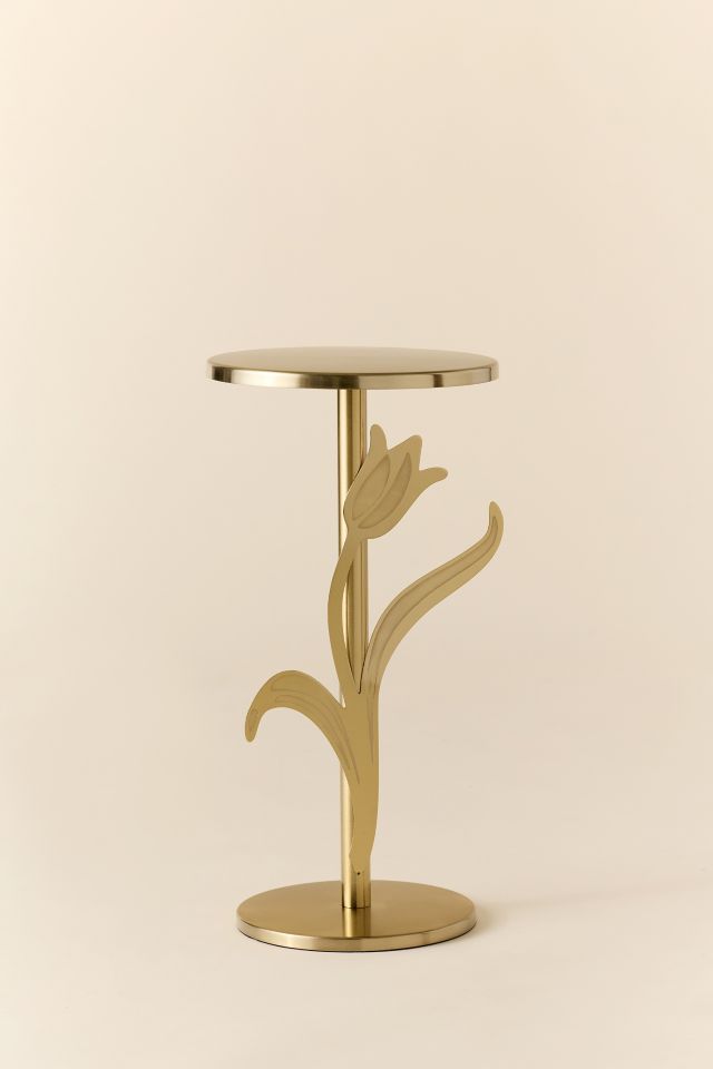 Tulip Metal Side Table #1