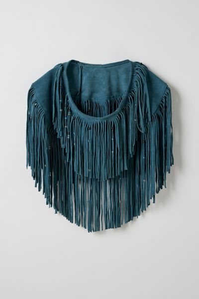Vintage By Little Runaway Fringe Shawl