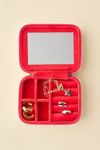 Queen Of Hearts Velvet Jewelry Case