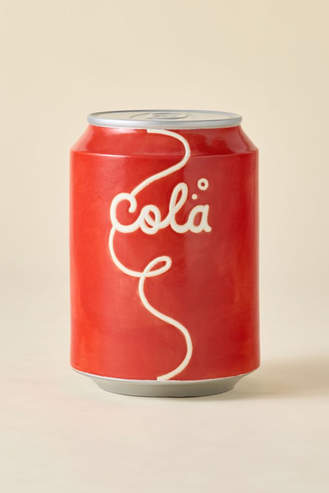 Soda Can Ceramic Side Table #2