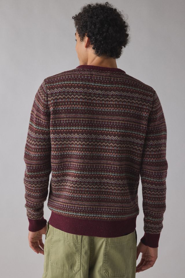 Schott Fairisle Crew Neck Sweater #1