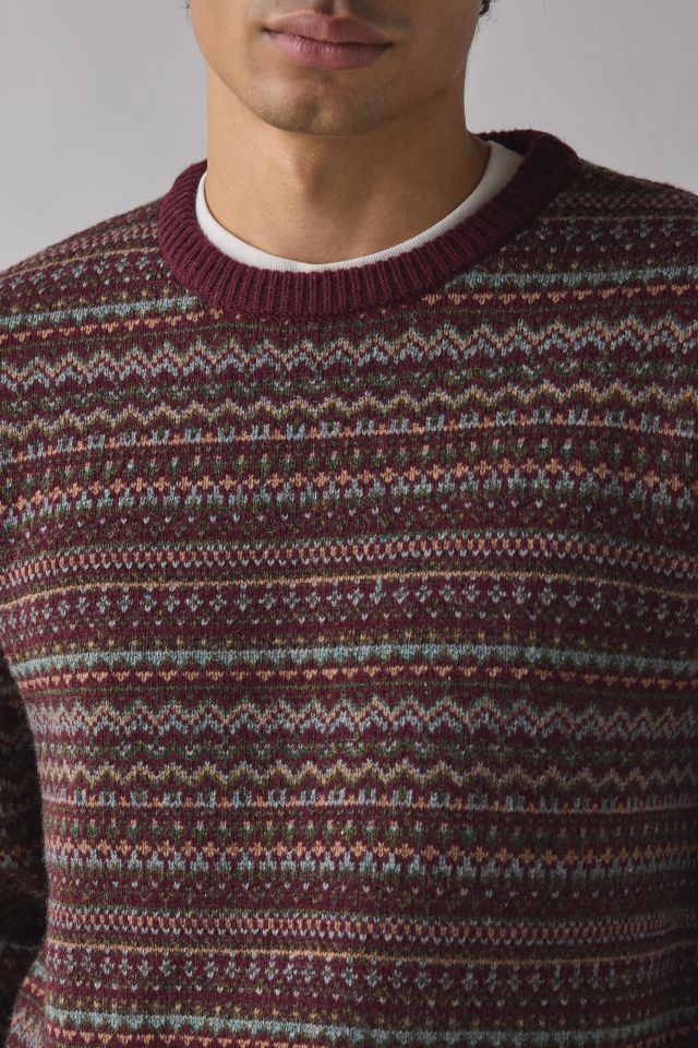 Schott Fairisle Crew Neck Sweater #4