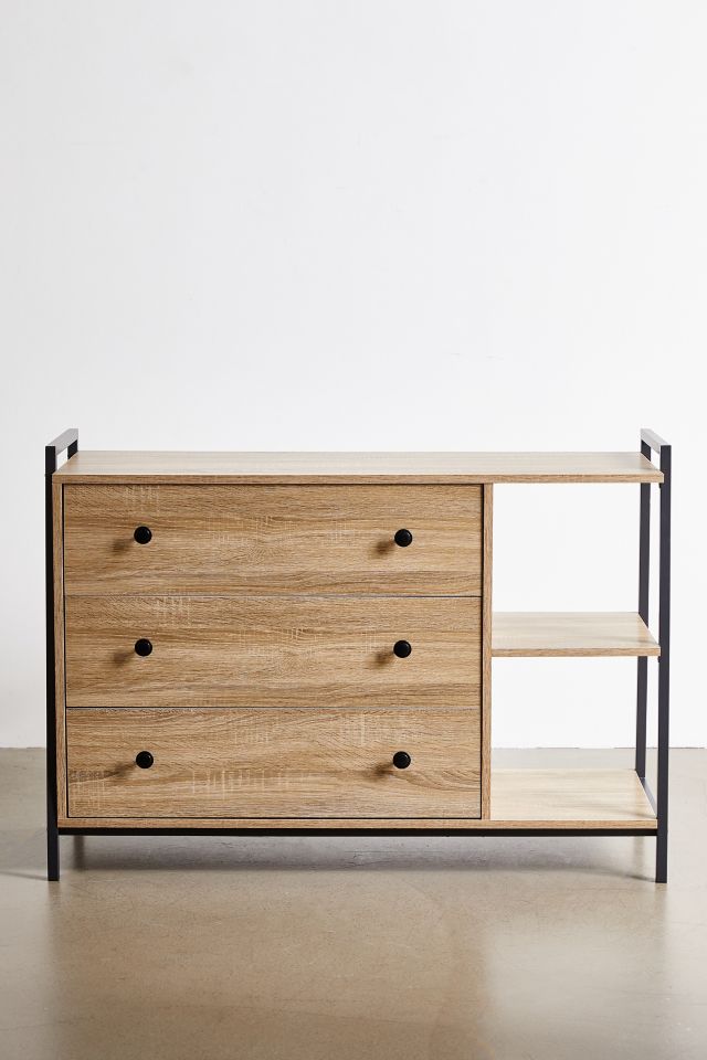 Kirby Shelf Accent 3-Drawer Dresser #1