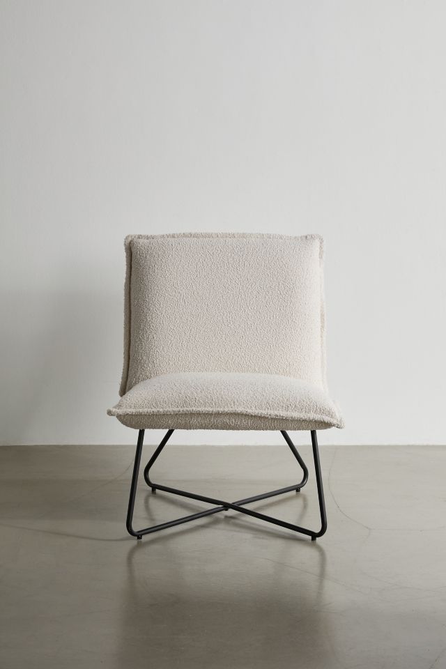 Kendall Fleece Lounge Chair #1