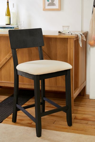 Urban Outfitters Lennox Counter Stool In Black At