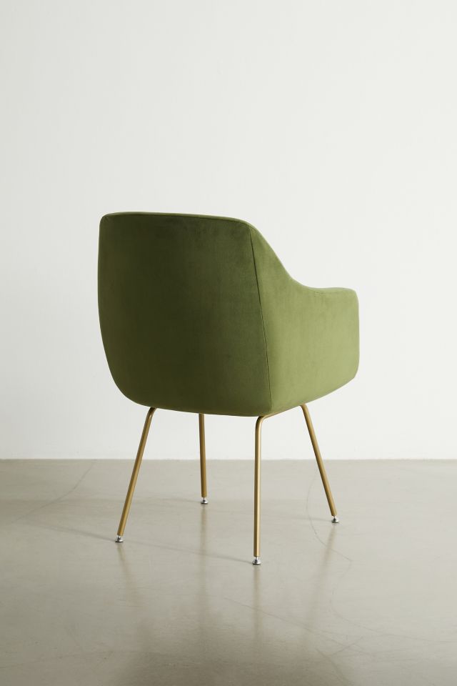 Merritt Upholstered Velvet Dining Chair #3