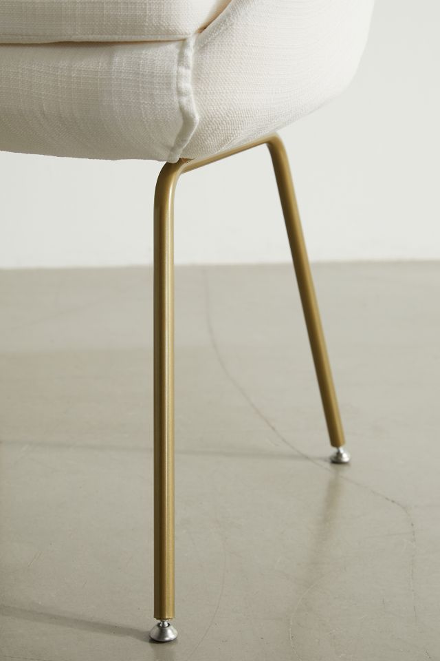 Tilly Woven Upholstered Dining Chair #5