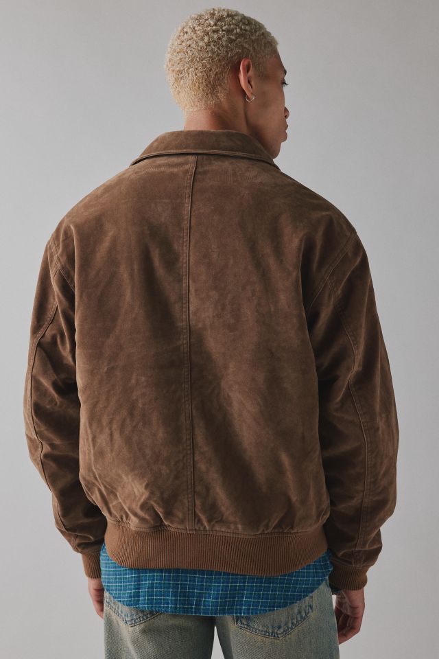 BDG Eric Suedette Bomber Jacket #1