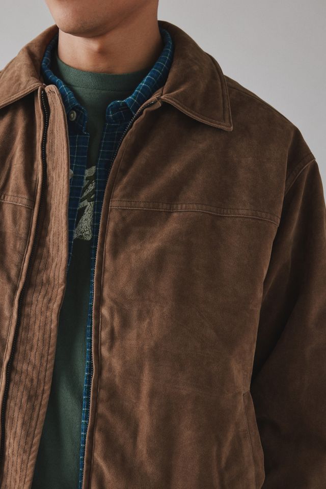 BDG Eric Suedette Bomber Jacket #3