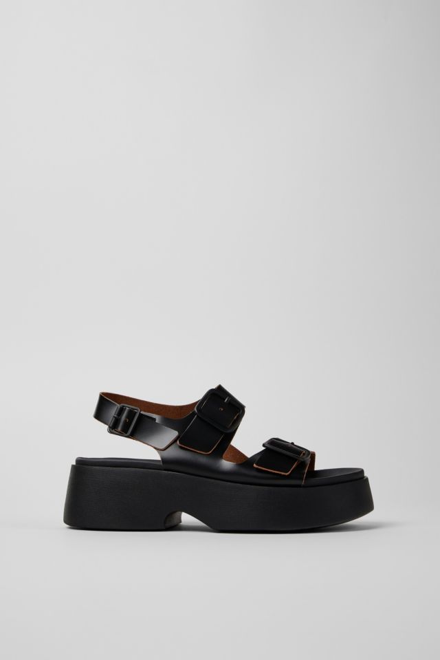 Camper Tasha Buckled Leather Sandal #1